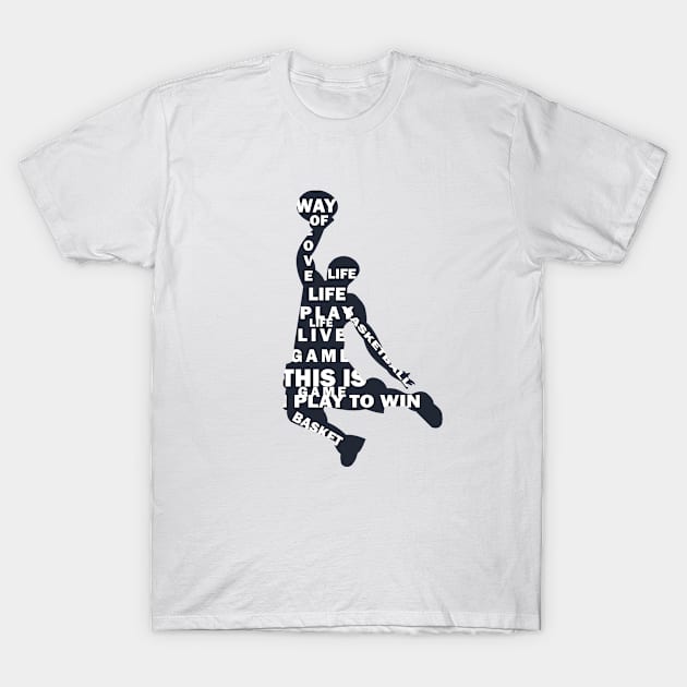 basketball player T-Shirt by omitay